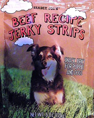 Receta Beef Comerciante De Joe Jerky Strips Para Cachorros Y