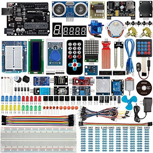 Smraza Uno R3 Starter Kit Para Arduino Con Tutoriales Y 9v 1