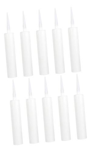 Cartuchos Vacios Para Sellador Sellador, Tubos De 10 Uds.