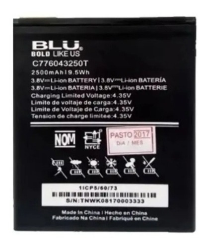 Bateria Pila Blu Grand 5.5 Hd G030 C776043250t Tienda