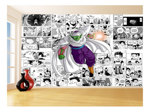 Papel De Parede 3d Dragon Ball Sr Piccolo Anime 3,5m Dbz713