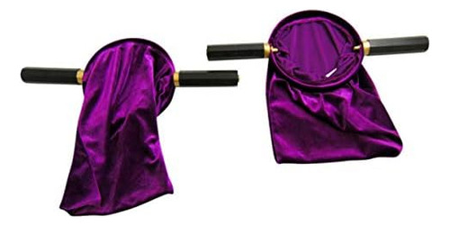 Bolsa De Ofrenda Religiosa De Terciopelo Púrpura Viole...