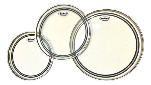 Set Parche Hidraulico Evans Ec2s Frosted 12 13 16 Outlet Fume