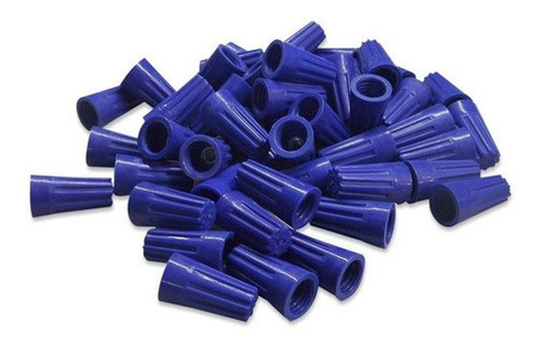 500 X Conector De Torção Emenda Fios Cabos Azul 0,8 - 3,9mm