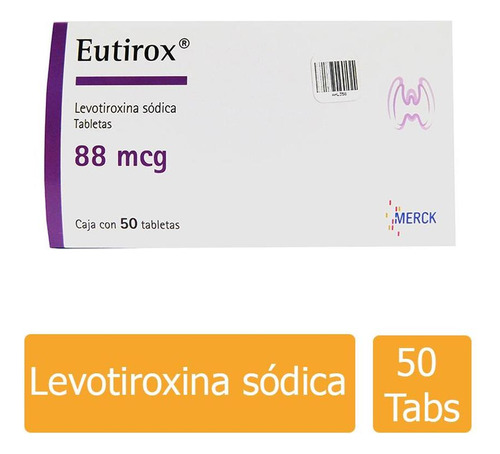 Eutirox 88 Mcg Caja Con 50 Tabletas