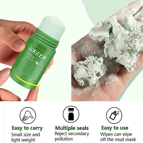 Green Mask Stick, 1pcs Mascarilla Te Verde Para Limpieza