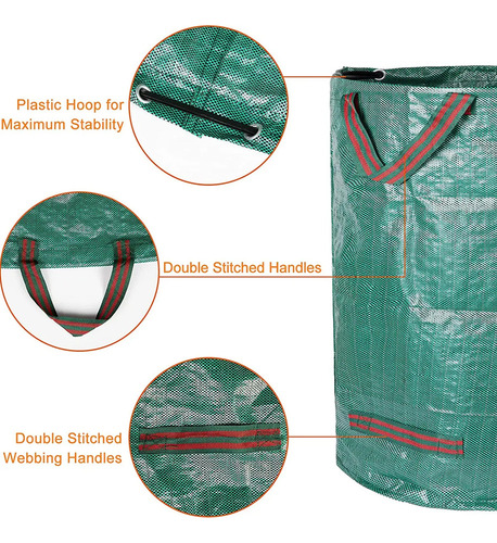 Bolsa De Marihuana Impermeable Para Basura De Jardinería De