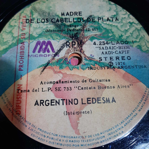 Simple Argentino Ledesma Acomp Guitarras Microfon B C1