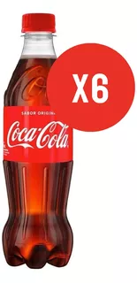 Coca Cola Botella 500ml Original Pack X6 Zetta Bebidas