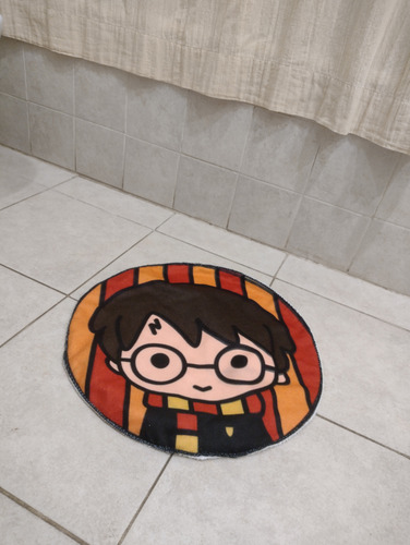 Alfombra De Toalla Para Baño - Diseños Varios Bordó Harry