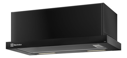 Depurador De Ar Electrolux 60cm Retrátil Preto Luz Led De6r