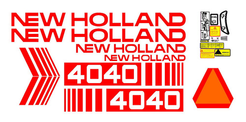 Adesivo Decalque Colheitadeira New Holland 4040