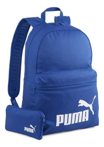 Mochila Puma Phase Backpack Set 799 Color Azul Diseño De La Tela Liso