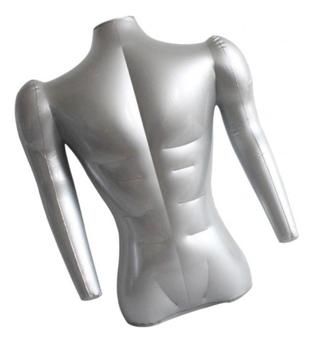 Busto De Manequim Masculino Inflável De Pvc Com Braços