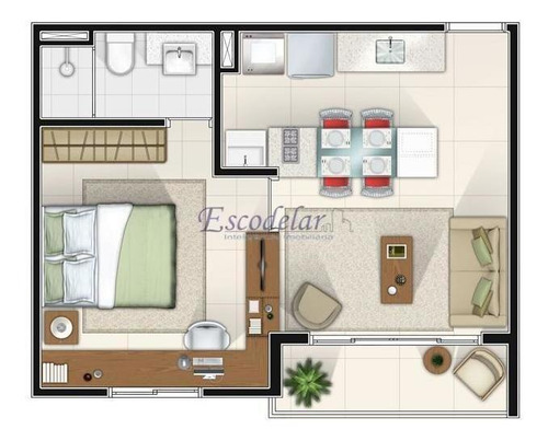 Imagem 15 de 15 de Apartamento Com 1 Dormitório Para Alugar, 42 M² Por R$ 1.700,00/mês - Parada Inglesa - São Paulo/sp - Ap2600