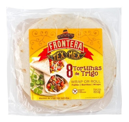 Imagem 1 de 4 de 8 Massas Milho Tipo Tortilla P/fajita Burritos Wrap Frontera