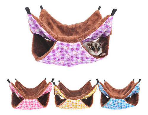 Hamaca De 2 Niveles Para Litera Sugar Glider, Conejo Morado