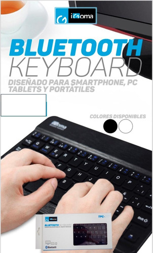 Teclado Bluetooth 3.0 Inalambrico iPad, Smartphone, Portatil