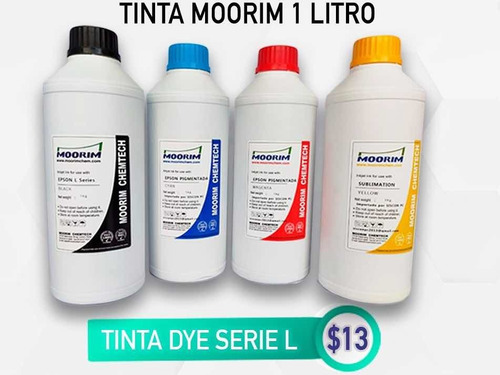 Imagen 3 de 6 de Tinta Moorim Para Epson 70ml $4 Litro $13 Descuento X Mayor