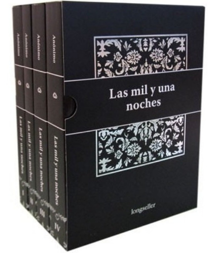 Las Mil y Una Noches 4 Tomos en estuche editorial Longseller