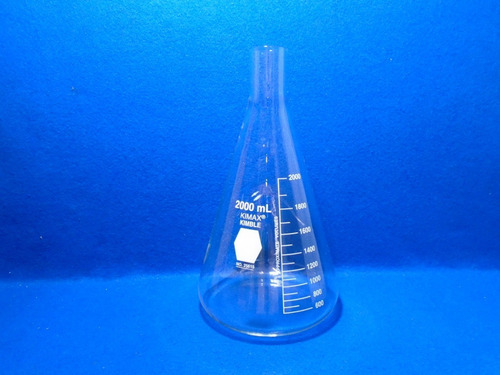 Matraz De Cultivo Cuello Largo Graduado 2000 Ml Kimax 25615
