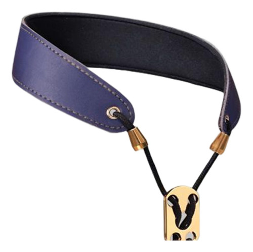 Saxofón Profesional Correa Para El Cuello Azul Azul