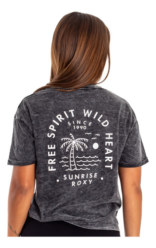 Remera Mc Free Spirit (neg) Roxy
