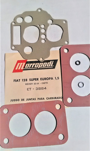 Fiat 128 S.europa 1.5 Juntas Carburador Weber 32-34 Dmtr 2bo