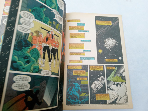 Historieta Comic Antiguo * Superman * No 9 Zinco Deca 90 (Usado)