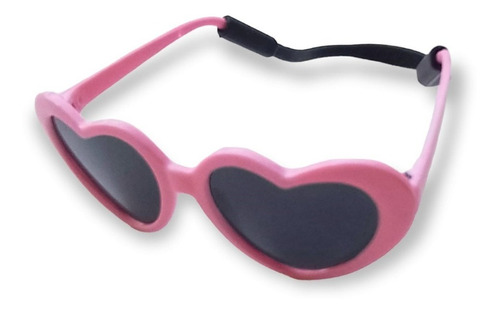 Gafas Sol Corazón Rosa Mascota Perro Gato Con Sujetadores