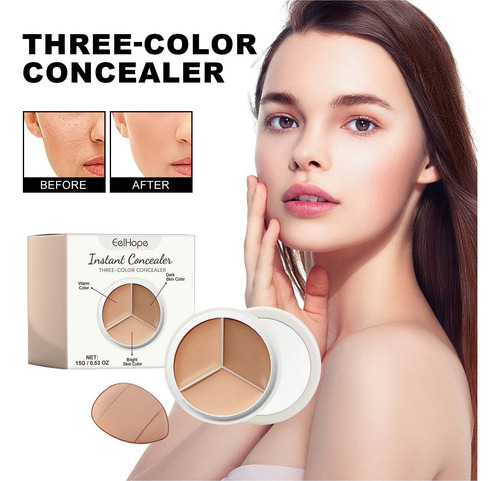 El Corrector De Tres Colores Oculta Las Ojeras Y La Pigmenta