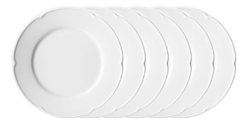X6 Plato Playo Línea Provenza, Verbano - Bazar Colucci