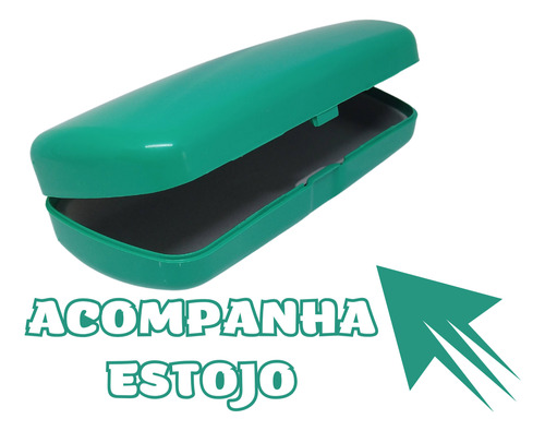 Óculos Leitura/perto/presbiopia Metal Com Grau +3,00