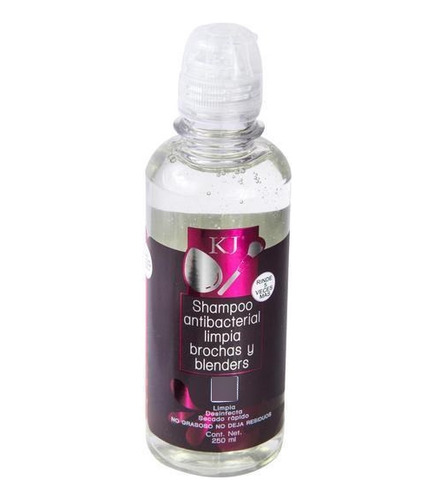 Shampoo Antibacterial Limpia Brochas Y Blenders Kj Daily Bas