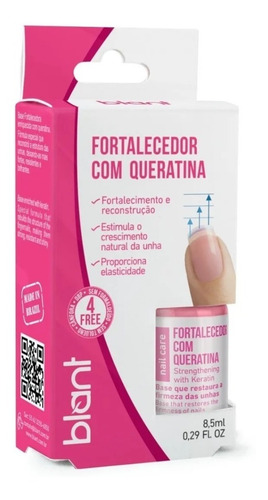 Imagem 2 de 7 de Blant Base Com Queratina Fortalecedora De Unhas 8,5ml