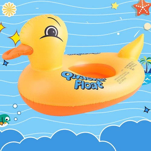 Anillo De Piscina Inflable De Pato Lindo Pato Piscina Anillo