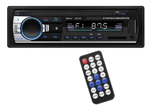 Radio Reproductor Pasacintas Carro Con Fm Bluetooth Sd Aux 