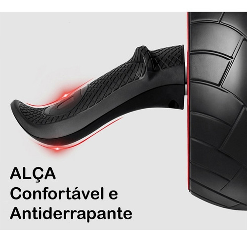 Roda Rolo Abdominal Grossa Lombar Exercício Lgc128b