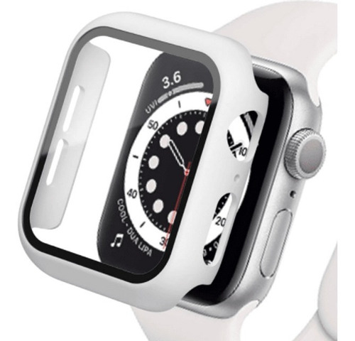 Protector De Vidrio Templado Para Apple Watch - Blanco