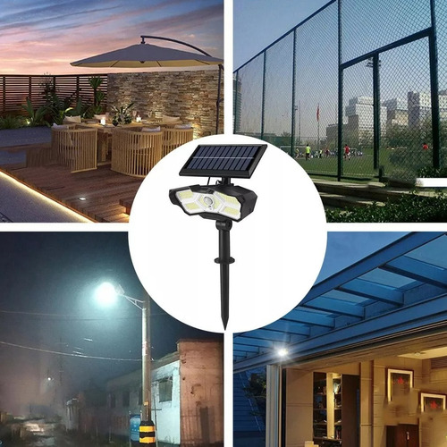 Luz Solar De Jardín Lámpara Sensor Movimiento Inteligente