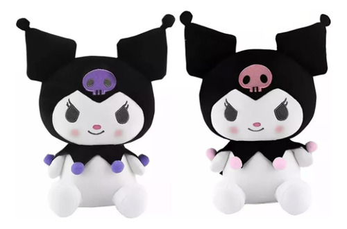 Peluche Kawai Kuromi, Muñeco Diablo De Peluche Suave, Serie