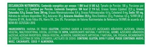 Triki-trakes Maxitubo Con Chispas Sabor Chocolate 215 G