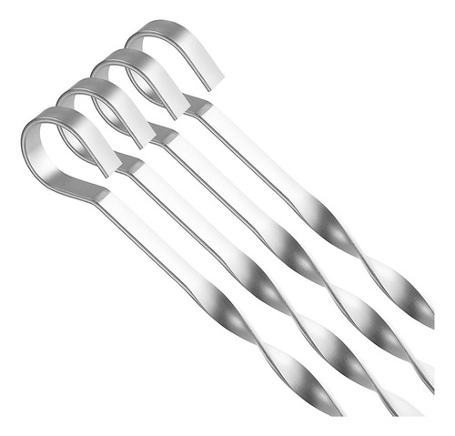 12 Brochetas Kabob Para Asar Brochetas Largas 14 Pulgadas