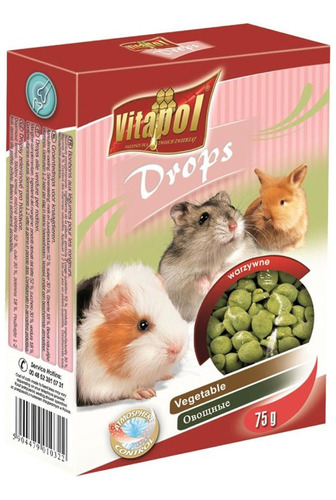Vitapol Drops De Vegetales Para Roedores & Conejos 75g