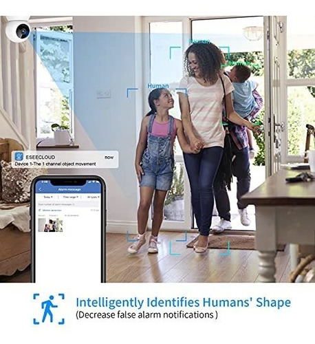 Camara Seguridad Inalambrica 1080p Hd Para Wifi Ip Audio