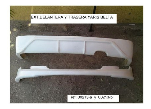 Body Kit De Parachoques, Baberos O Lips Tuning Yaris Belta
