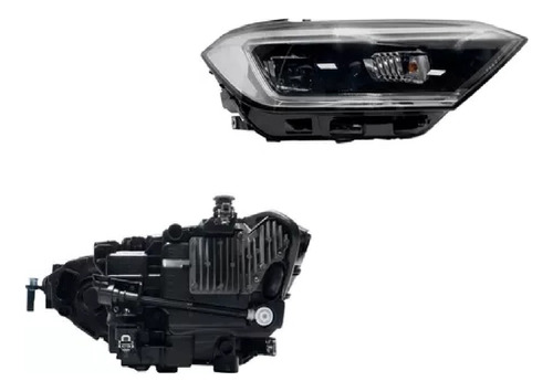 Faro Jetta Highline A7 2021 2022 2023 F/negro C/led Lupa Der