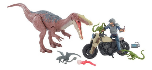 Figuras Jurassic World Battle Damage Ultimate Baryonyx