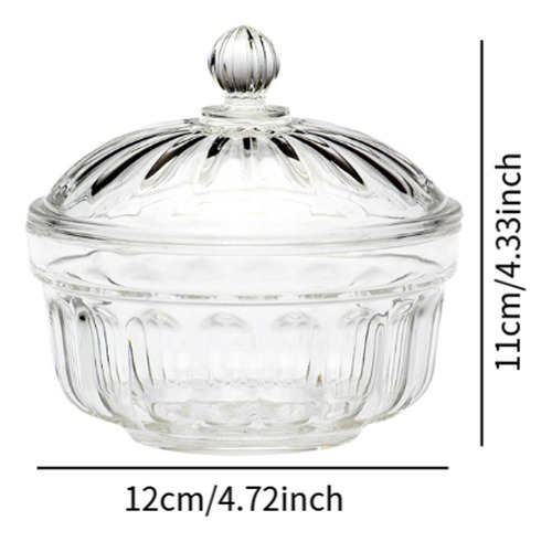 Recipiente Decorativo Portátil Multiusos Con Tapa Pequeño