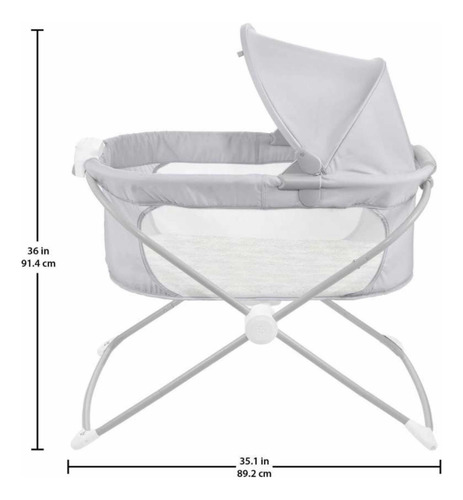 Cuna Moisés Fisher Price Melodías Y Proyector De Estrellas